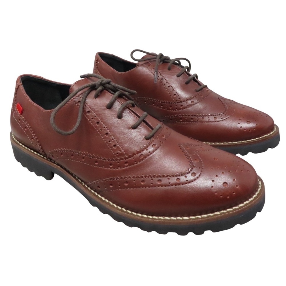 Marc Joseph New York Central Park West Oxfords 10.5 Burgundy Leather Wingtip